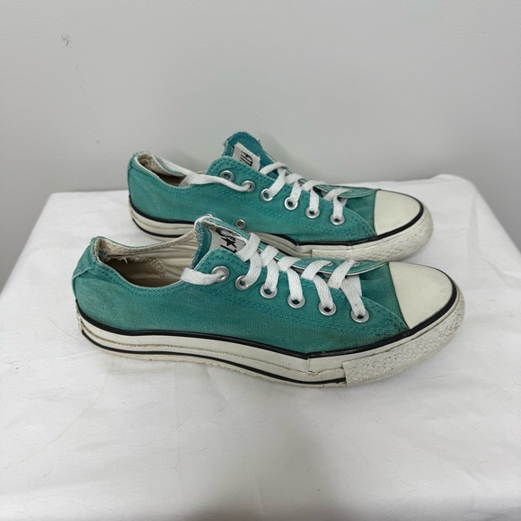 Converse All Star Size 7.5 Women’s Teal Sneakers - Picture 6 of 7